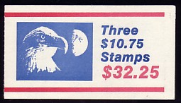 1985 US - BK148 $10.75 Eagle & Half Moon Booklet Pl #11111 MNH